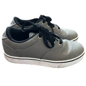Heelys Boys Grey and Black Sneakers With Wheels Size 5 Youth